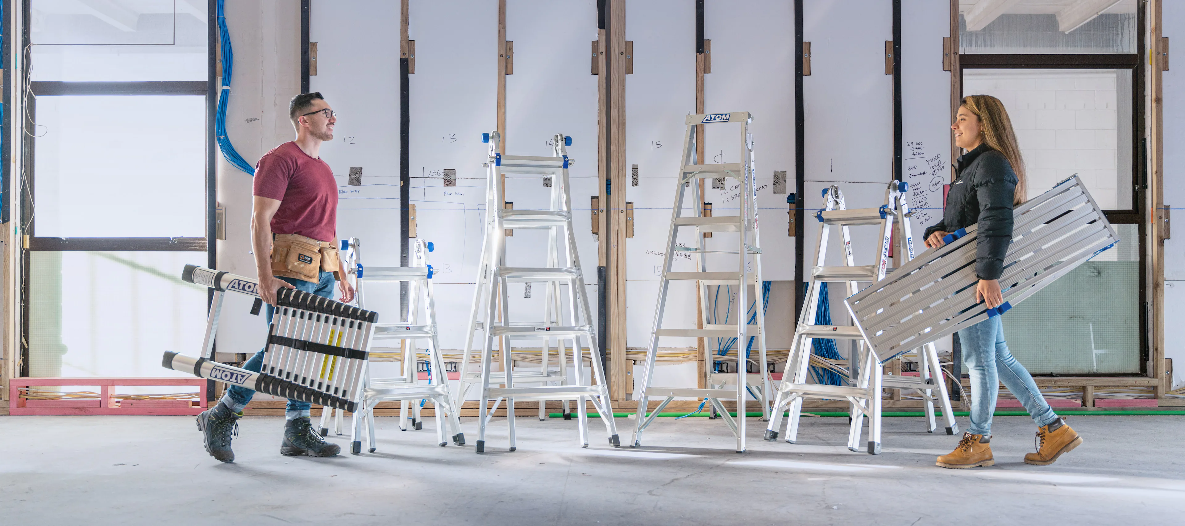 Atom Ladders in action