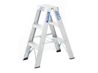 Atom Step Ladder Double Sided 3 Step — Ladders